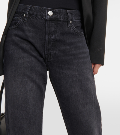 Shop Frame Straight Jeans In Black