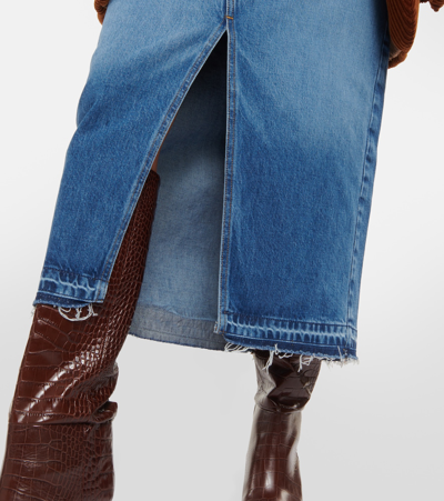 Frame Skirt In Blue