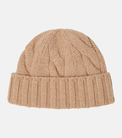 Shop Loro Piana Napier Cashmere Beanie In Neutrals