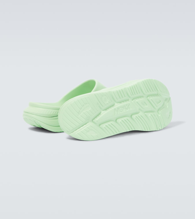 Shop Hoka One One Ora Recovery 3 Slides In Green
