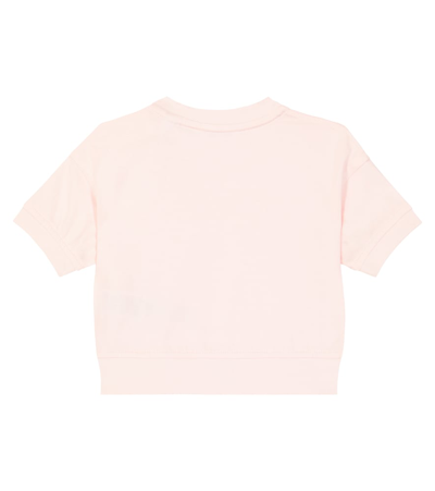 Shop Burberry Baby Printed Cotton Jersey T-shirt In Multicoloured