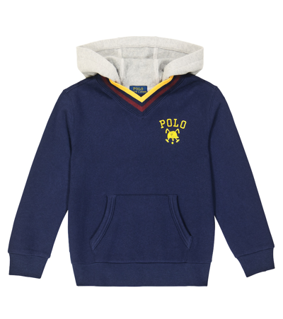 Shop Polo Ralph Lauren Cotton Jersey Sweatshirt In Blue
