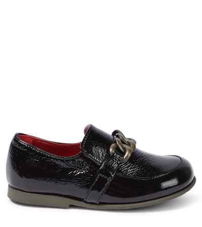 Pèpè Patent Leather Loafers In Black
