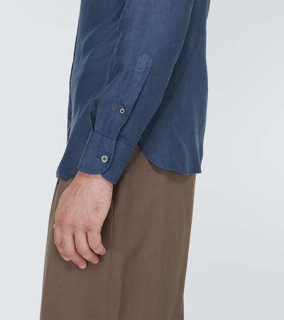 Shop Tom Ford Leisure Lyocell Shirt In Blue
