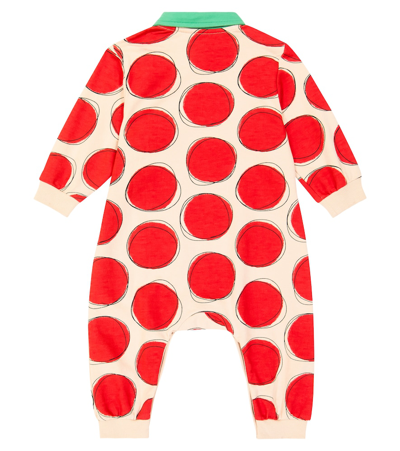 Jellymallow Baby Printed Cotton Jersey Onesie In Multicoloured