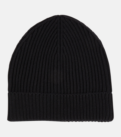 Shop Dolce & Gabbana Wool And Cashmere Beanie In Black