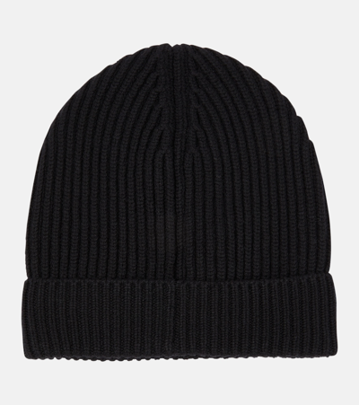 Shop Dolce & Gabbana Wool And Cashmere Beanie In Black
