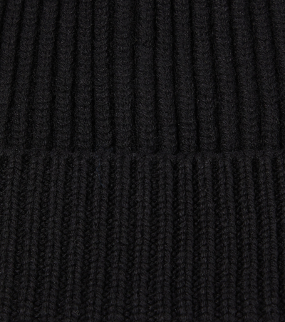 Shop Dolce & Gabbana Wool And Cashmere Beanie In Black