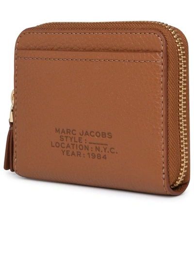 Shop Marc Jacobs Brown Leather Wallet