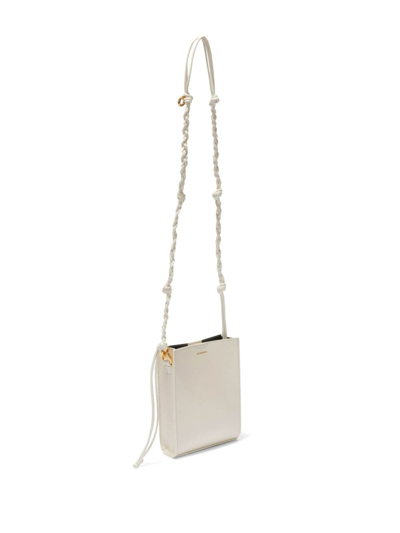 Shop Jil Sander Tangle Rings Crossbody Bag In White