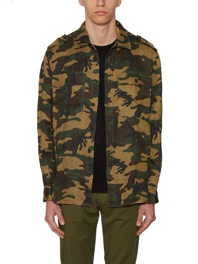 Daniele Alessandrini Men's Multicolor Other Materials Shirt In Camouflage