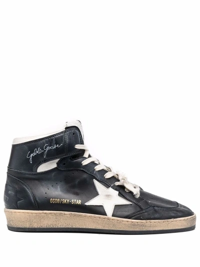 Shop Golden Goose Sneakers In Black/white