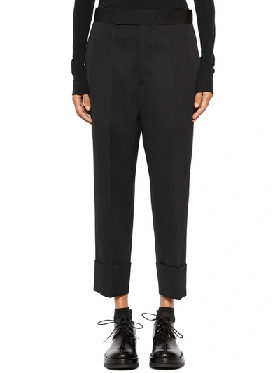 Sapio Cotton Pants Back Pockets In Black