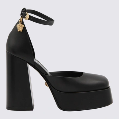 Shop Versace With Heel Black