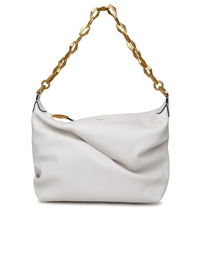 Shop Jimmy Choo White Leather Diamond Bag