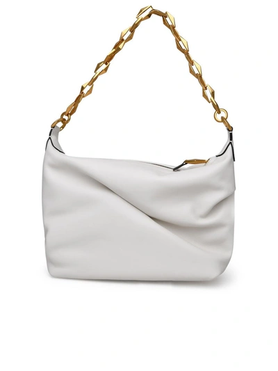 Shop Jimmy Choo White Leather Diamond Bag