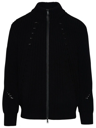 Shop Ermenegildo Zegna Zegna Wool Blend Black Sweater
