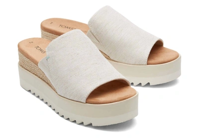Shop Toms Diana Mule In Natural In White
