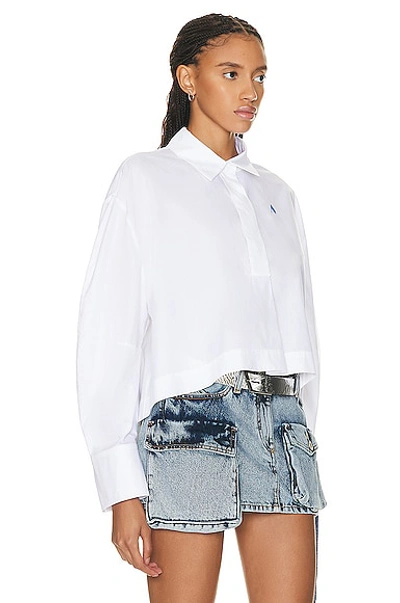 Shop Attico Jill Shirt In White