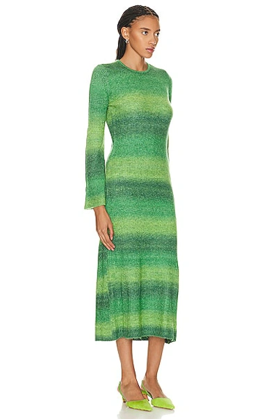 Shop Simon Miller Axon Dress In Gummy Green Multi