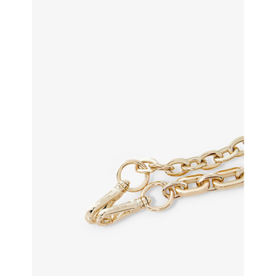 Shop Maje Womens Or Gold-tone Copper Chain Shoulder Strap 1 Size