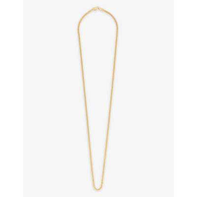 Shop Tom Wood Curb 18ct Yellow-gold Plated Sterling-silver Necklace