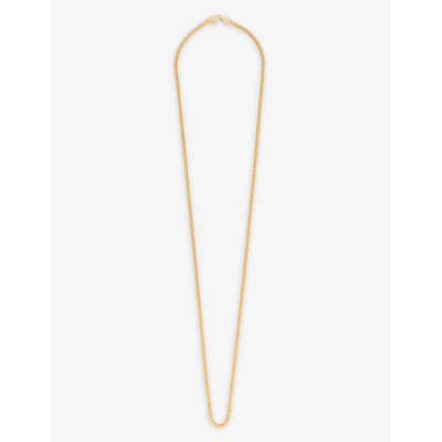 Tom Wood Curb 18ct Yellow-gold Plated Sterling-silver Necklace In Gold