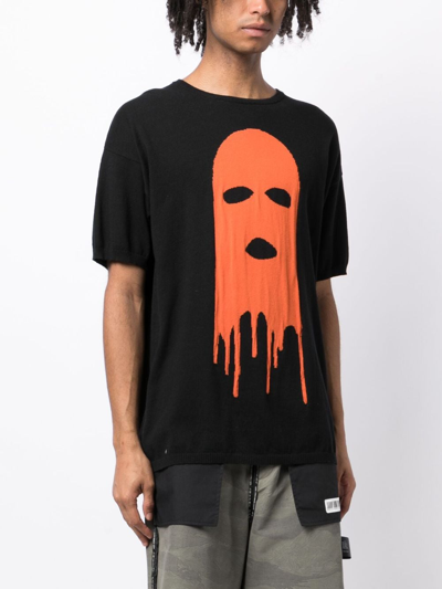 Mostly Heard Rarely Seen Graphic-print Crew-neck T-shirt In Black