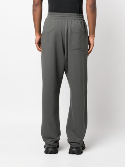 Shop Y-3 Logo-patch Organic Cotton Track Pants In Green