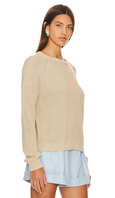 One Grey Day Raleigh Pullover In Latte