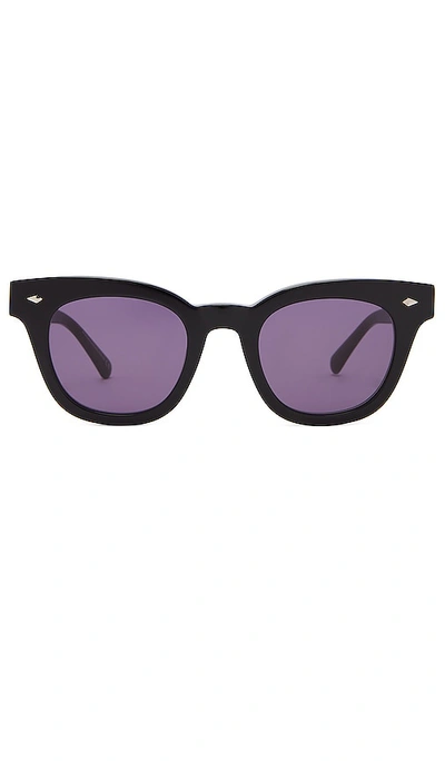 Shop Epokhe Dylan Sunglasses In Black Gloss & Black