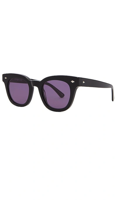 Shop Epokhe Dylan Sunglasses In Black Gloss & Black