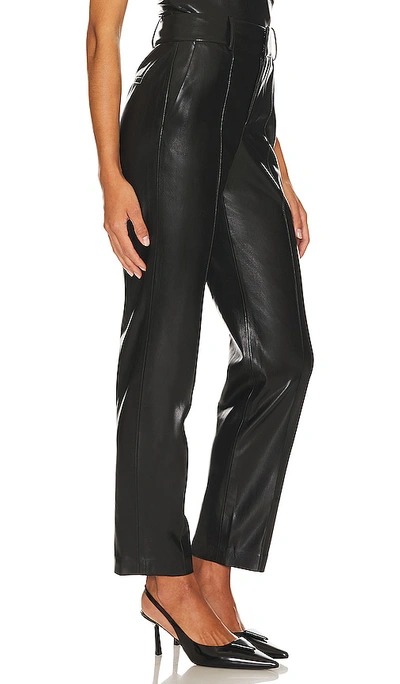 Shop Alice And Olivia Ming Faux Leather Pant In Black