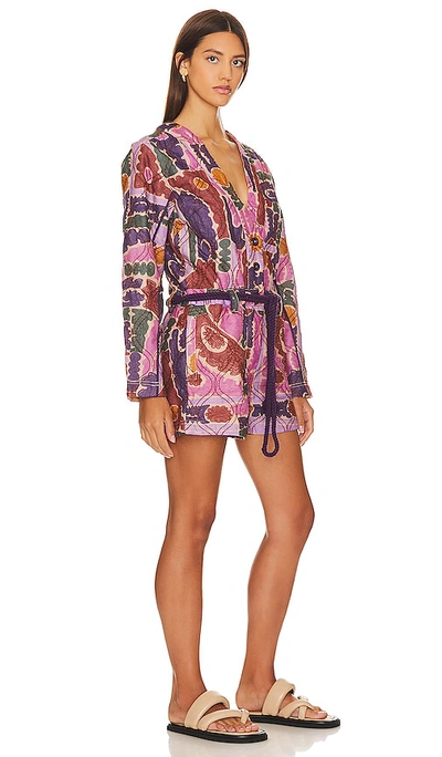Free People X Revolve Atlas Quilted One Piece In Berry Combo
