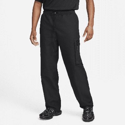Shop Nike Men's  Sportswear Tech Pack Woven Utility Pants In Black