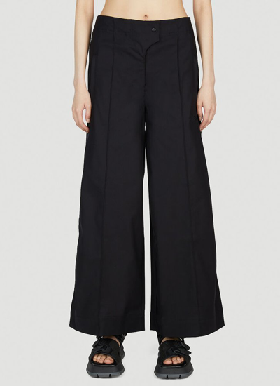 Shop The North Face Wide Leg Pleated Pants In Black