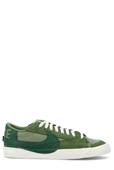 Shop Nike Blazer Low 88 Jumbo Panelled Lace In Green