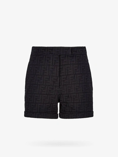 Shop Fendi Shorts In Black