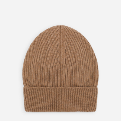 Shop Dolce & Gabbana Wool And Cashmere Hat In Brown