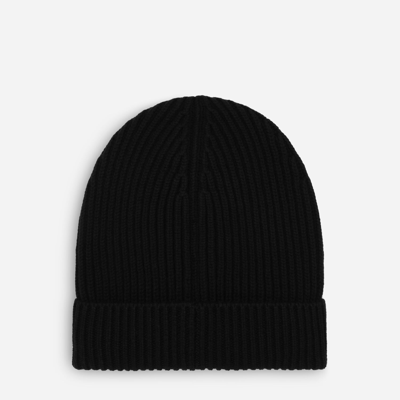 Shop Dolce & Gabbana Wool And Cashmere Hat In Black