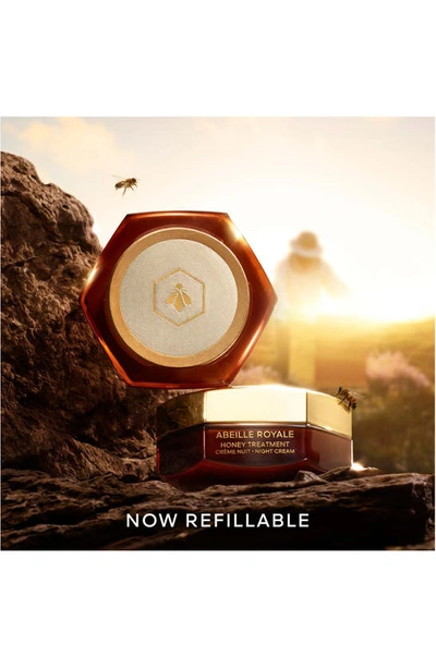 Guerlain Abeille Royale Honey Treatment Refillable Night Cream With Hyaluronic Acid In Transparent