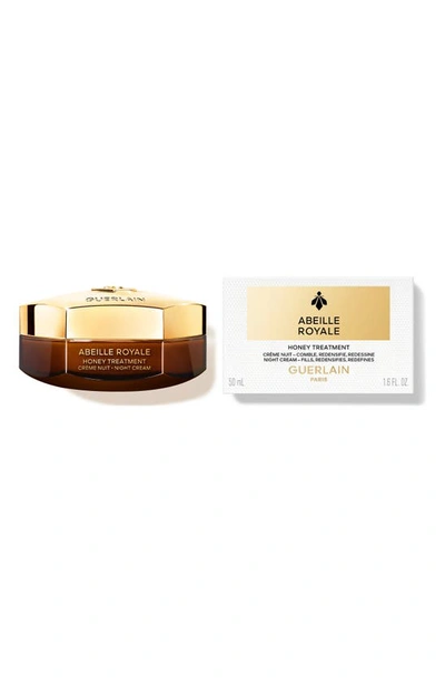 Guerlain Abeille Royale Honey Treatment Refillable Night Cream With Hyaluronic Acid In Transparent