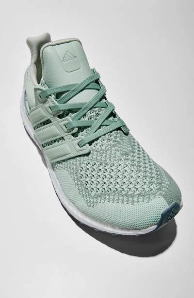 Shop Adidas Originals Ultraboost 1.0 Dna Running Sneaker In Grey/ Green/ Grey