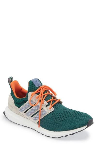 Shop Adidas Originals Ultraboost 1.0 Dna Running Sneaker In Green/ Blue/ Wonder Beige