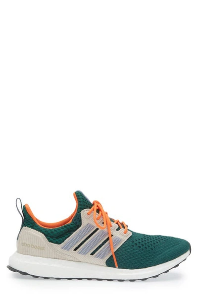 Shop Adidas Originals Ultraboost 1.0 Dna Running Sneaker In Green/ Blue/ Wonder Beige