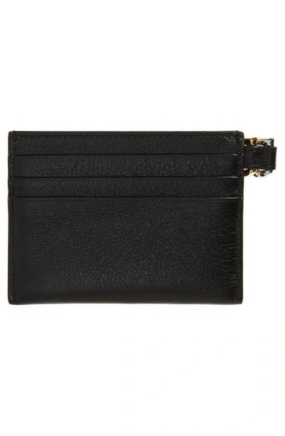 Givenchy Voyou Leather Card Case In Black