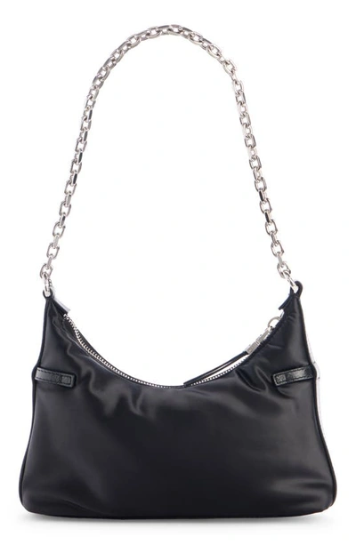 Shop Givenchy Voyou Party Nylon Shoulder Bag In Black
