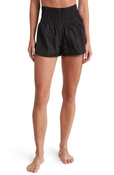 Shop Fp Movement The Way Home Shorts In Washed Black