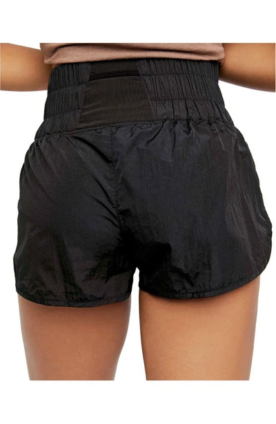 Fp Movement Way Home Smocked Skort In Washed Black