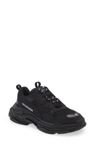 Balenciaga Kid's Triple S Chunky Sneakers